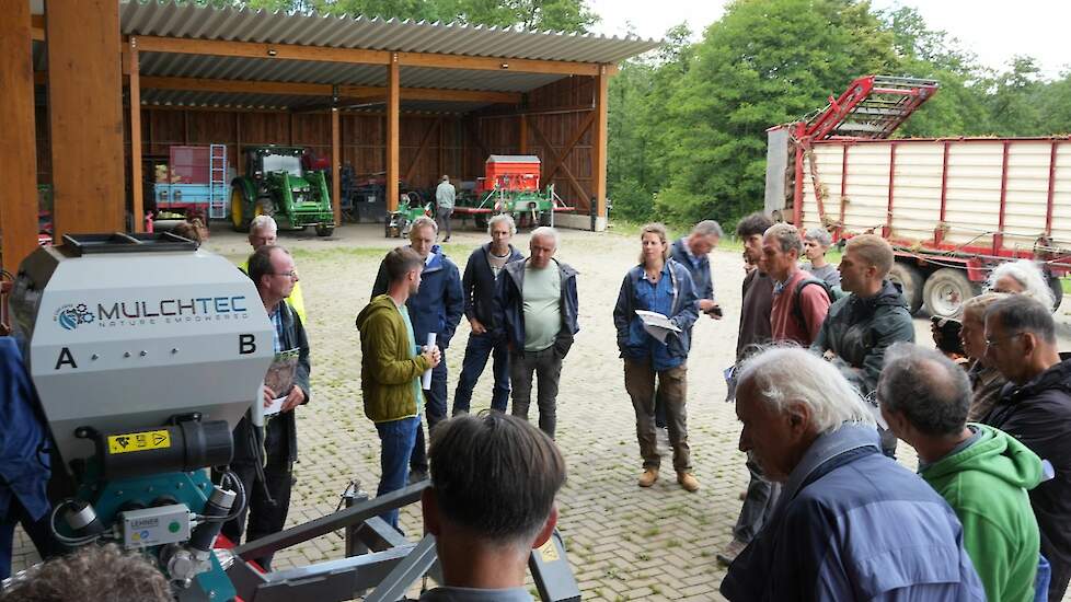 Aangepaste mechanisatie voor mulchteelt